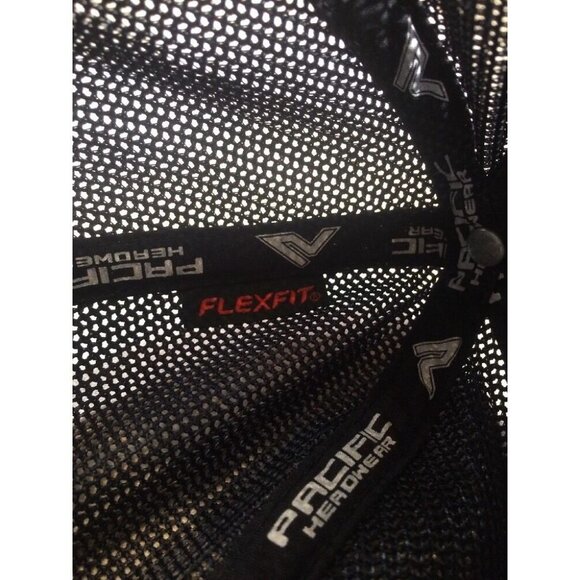 D & C Trucking Blue Mesh Truckers Hat Stretch Fitted S-M 6 7/8-7 3/8 Embroidered - Picture 8 of 9